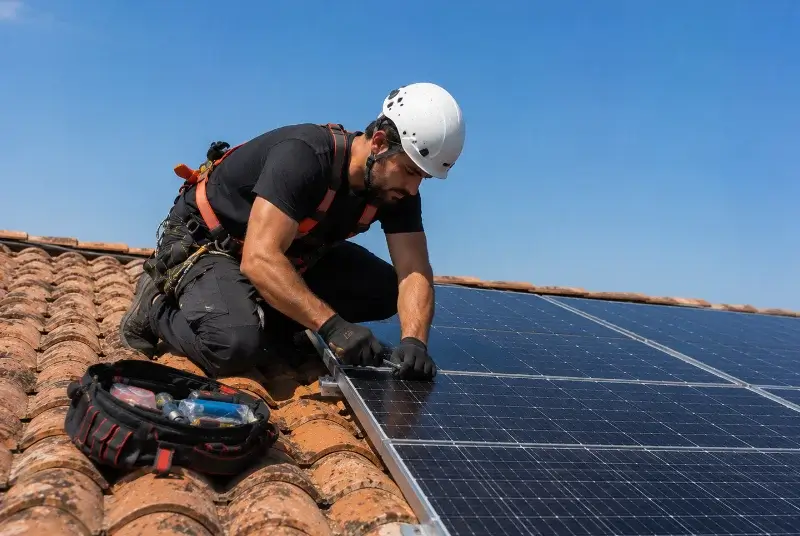 Maintenance et monitoring de panneaux solaires à Landeronde